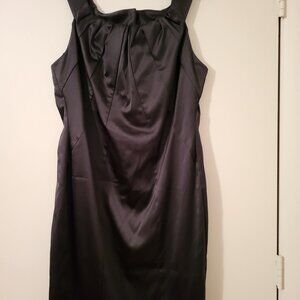 Ladies "Jackie Jones New York" Black Satin Cocktail Dress (10)